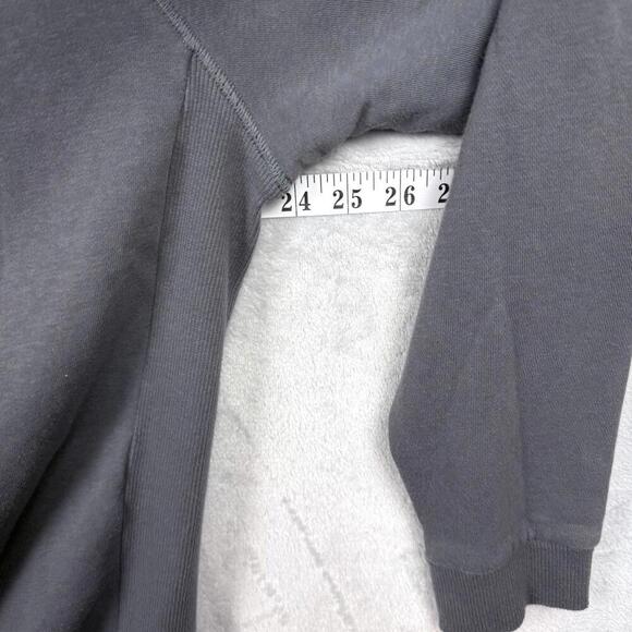 Under Armour Project Rock Hoodie Gray Bull Logo Size M Blood Sweat Respect Gym - Picture 10 of 10